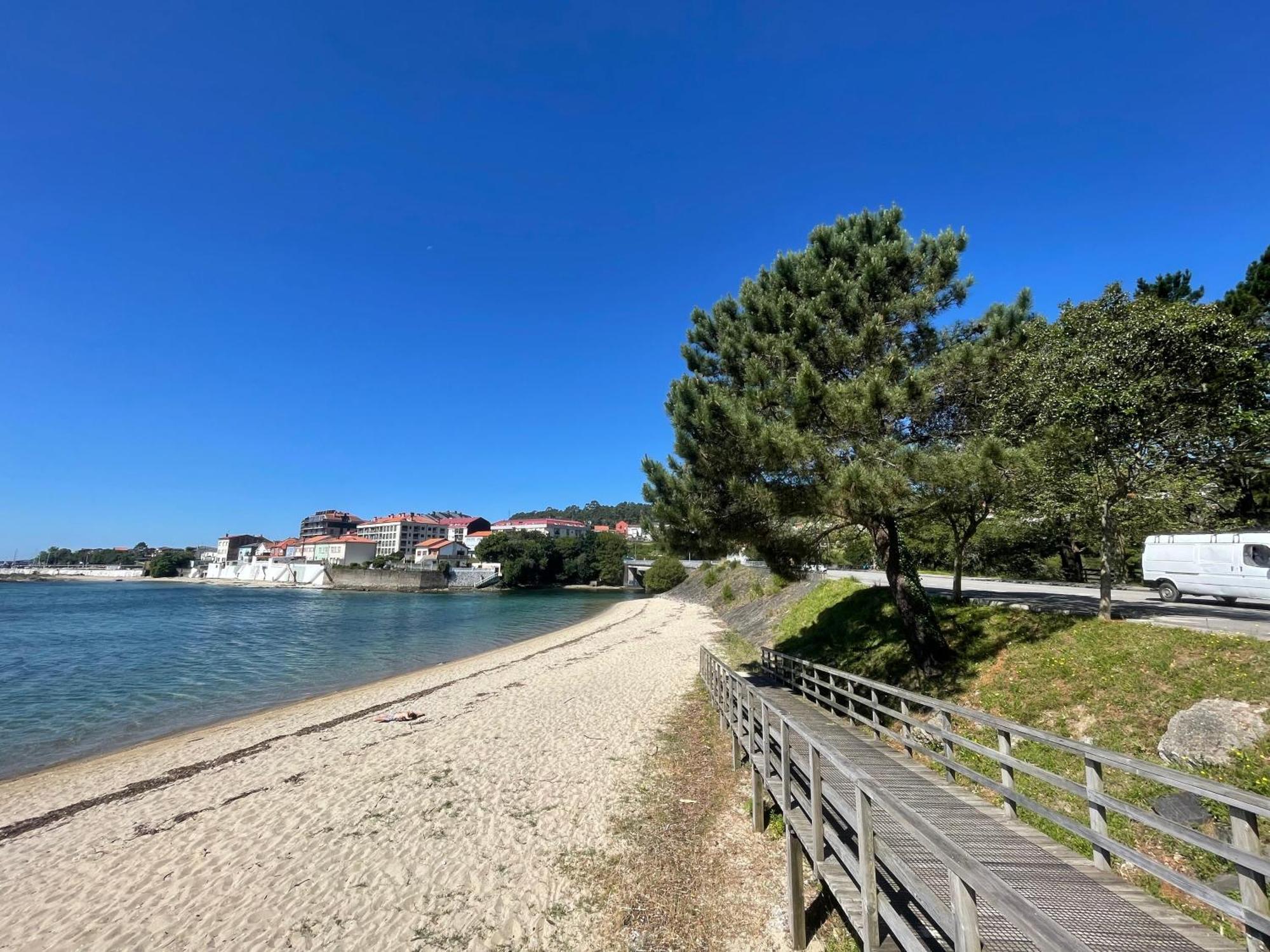 Piso Cerca De La Playa En Escarabote,Boiro Daire Dış mekan fotoğraf